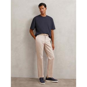 REISS Tate Cotton Garment-Dyed Oversized T-Shirt